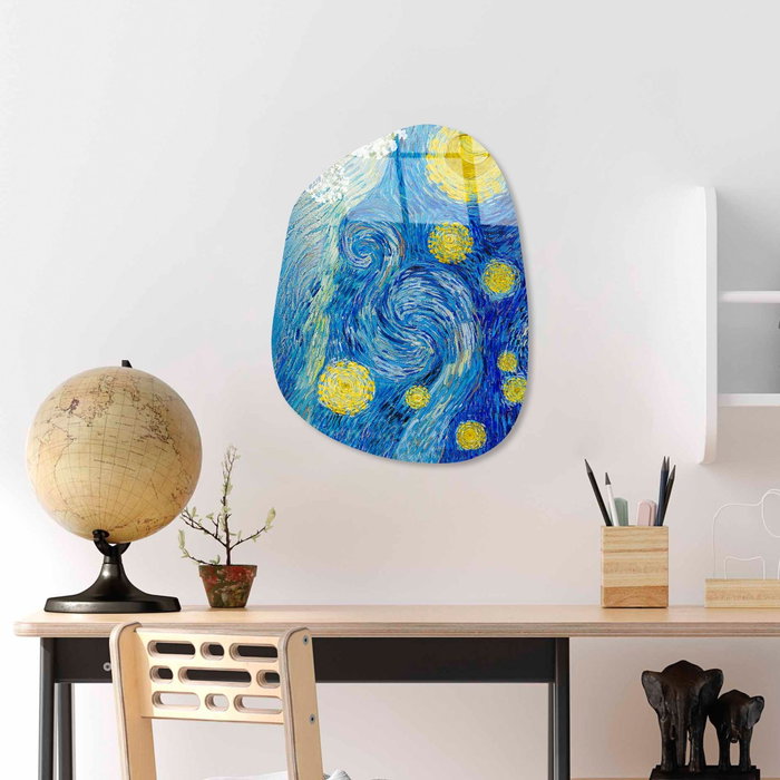 Wallity Cuadro Decorativo de Vidrio Templado Multicolor 35 x 50 cm
